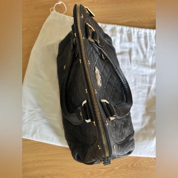 Versace Black Quilted Handbag - Picture 4 of 16